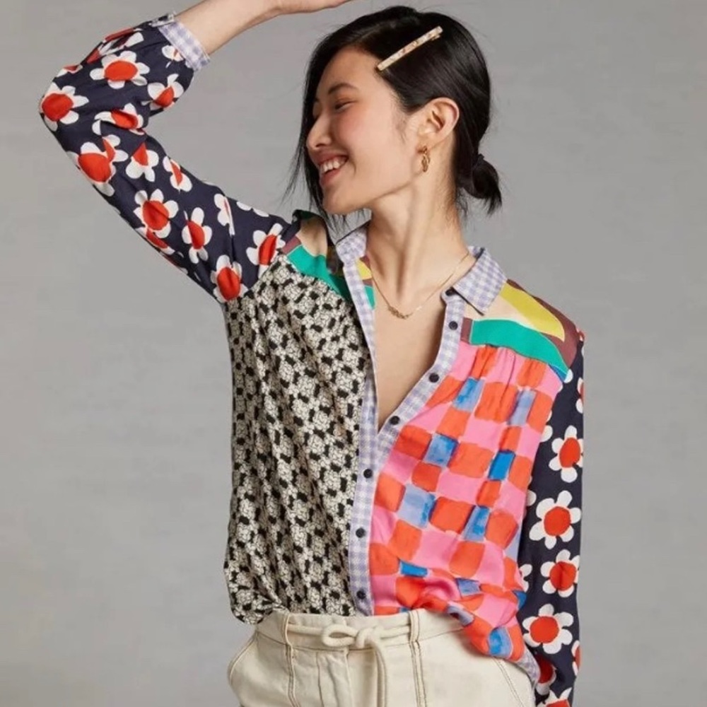 ISO Maeve Contrast Button Down